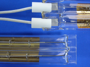 Tubo doble con reflector de oro/twin tube with gold reflector