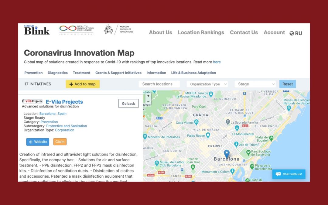 Coronavirus Innovation Map