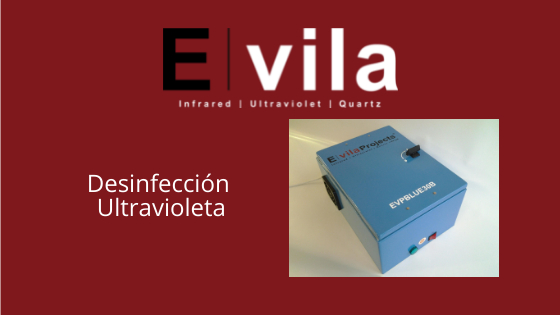 Equipo de desinfección ultravioleta EVPBlue30b