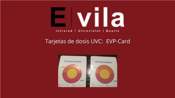 Tarjetas de dosis UVC:  EVP-Card