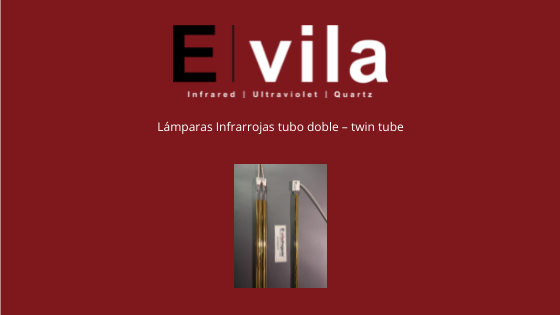 Lámparas Infrarrojas tubo doble – twin tube