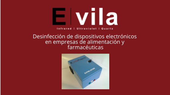 Desinfección de dispositivos electrónicos en empresas de alimentación y farmacéuticas