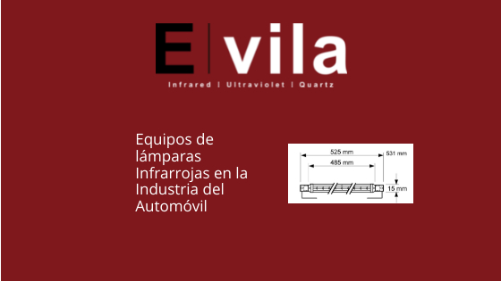 Equipos de lámparas Infrarrojas en la Industria del Automóvil