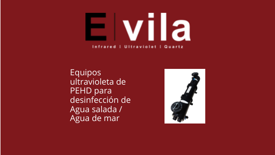 Equipos ultravioleta de PEHD para desinfección de Agua salada / Agua de mar