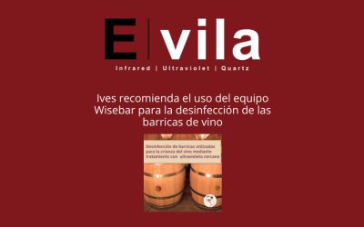 Ives recomienda el uso del equipo Wisebar para la desinfección de las barricas de vino