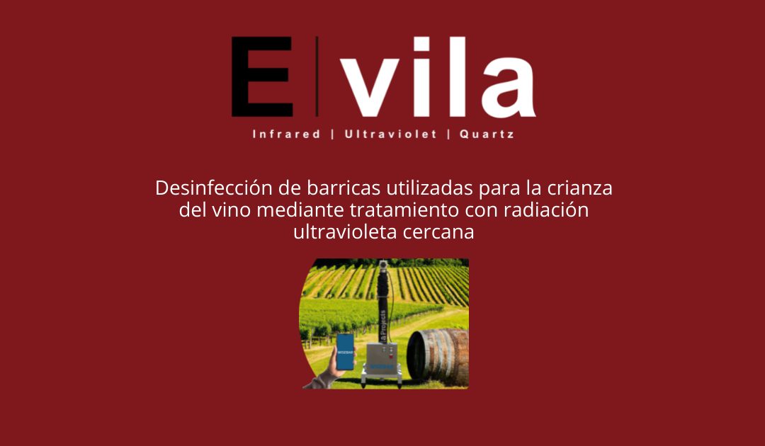 Desinfección de barricas utilizadas para la crianza del vino mediante tratamiento con radiación ultravioleta cercana