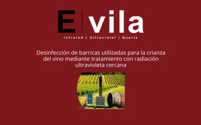 Desinfección de barricas utilizadas para la crianza del vino mediante tratamiento con radiación ultravioleta cercana