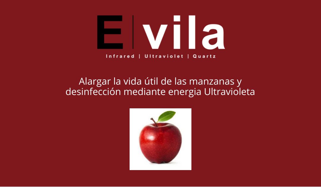 Alargar la vida útil de las manzanas y desinfección mediante energia Ultravioleta