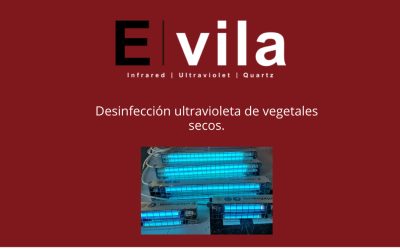 Desinfección ultravioleta de vegetales secos.