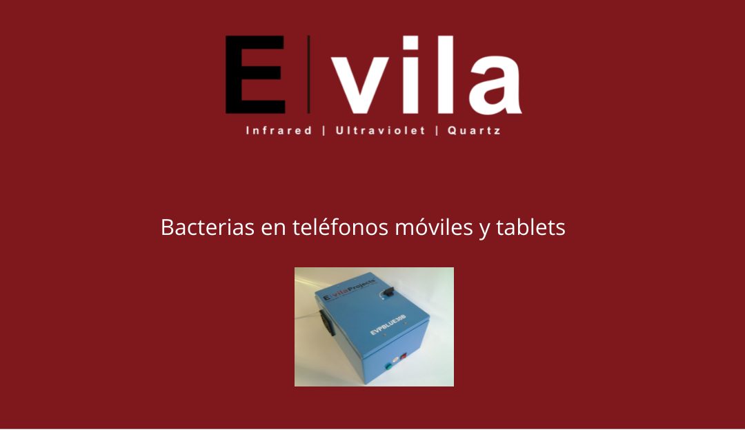 Bacterias en teléfonos móviles y tablets