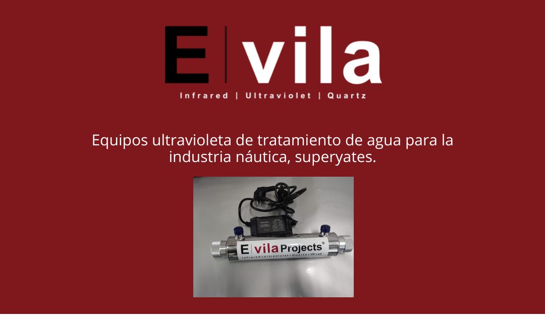 Equipos ultravioleta de tratamiento de agua para la industria náutica, superyates.