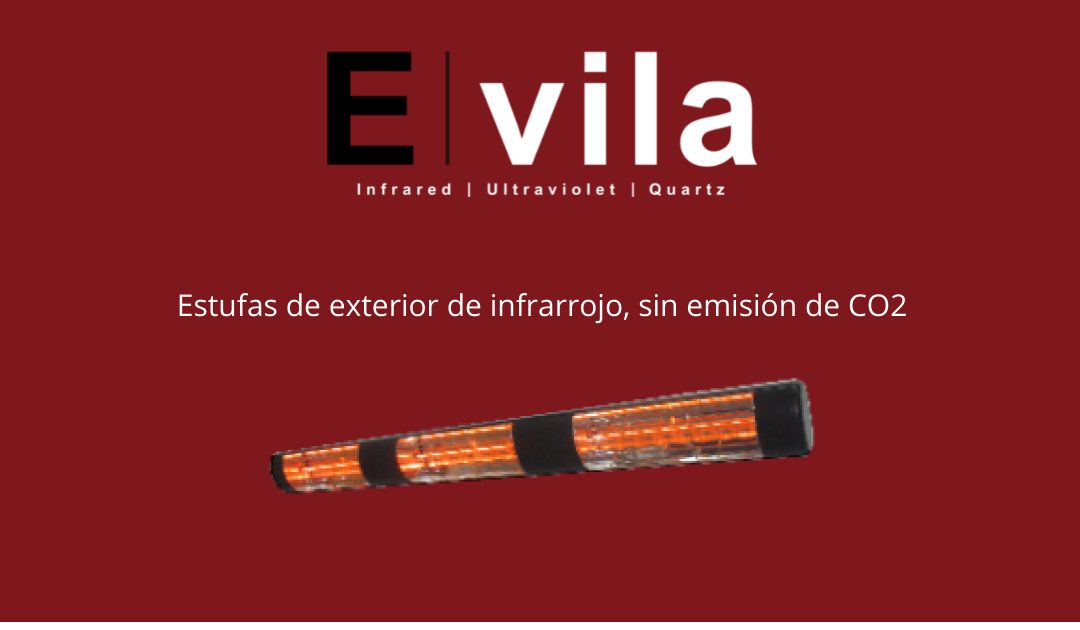 Estufas de exterior de infrarrojo, sin emisión de CO2
