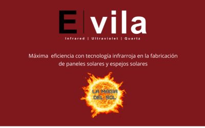 Máxima  eficiencia con tecnología infrarroja en la fabricación de paneles solares y espejos solares