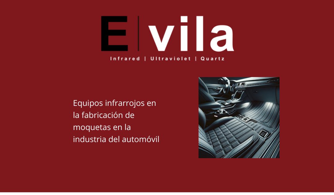 Equipos infrarrojos en la fabricación de moquetas en la industria del automóvil