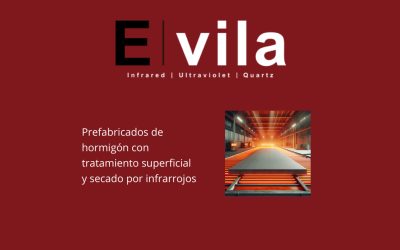 Prefabricados de hormigón con tratamiento superficial y secado por infrarrojos