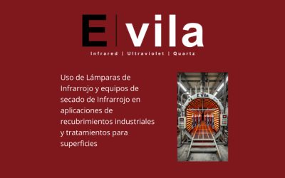 Uso de Lámparas de Infrarrojo y equipos de secado de Infrarrojo en aplicaciones de recubrimientos industriales y tratamientos para superficies