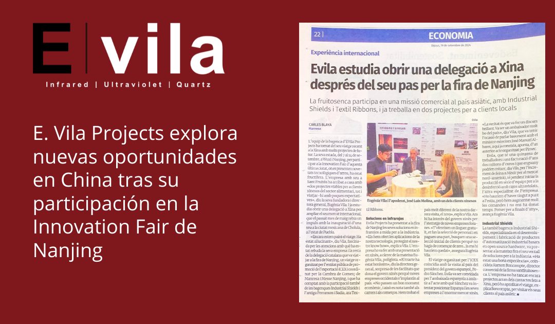 E. Vila Projects explora nuevas oportunidades en China tras su participación en la Innovation Fair de Nanjing