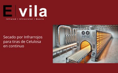 Secado por Infrarrojos para tiras de Celulosa en continuo