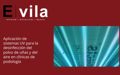 Aplicación de sistemas UV para la desinfección del polvo de uñas y del aire en clínicas de podología