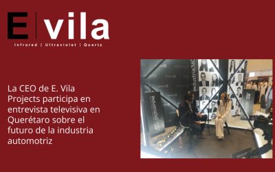 La CEO de E. Vila Projects participa en entrevista televisiva en Querétaro sobre el futuro de la industria automotriz